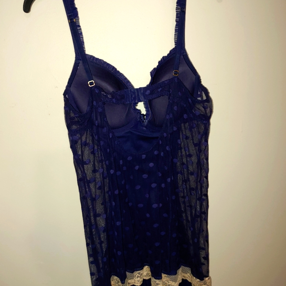 Navy blue babydoll